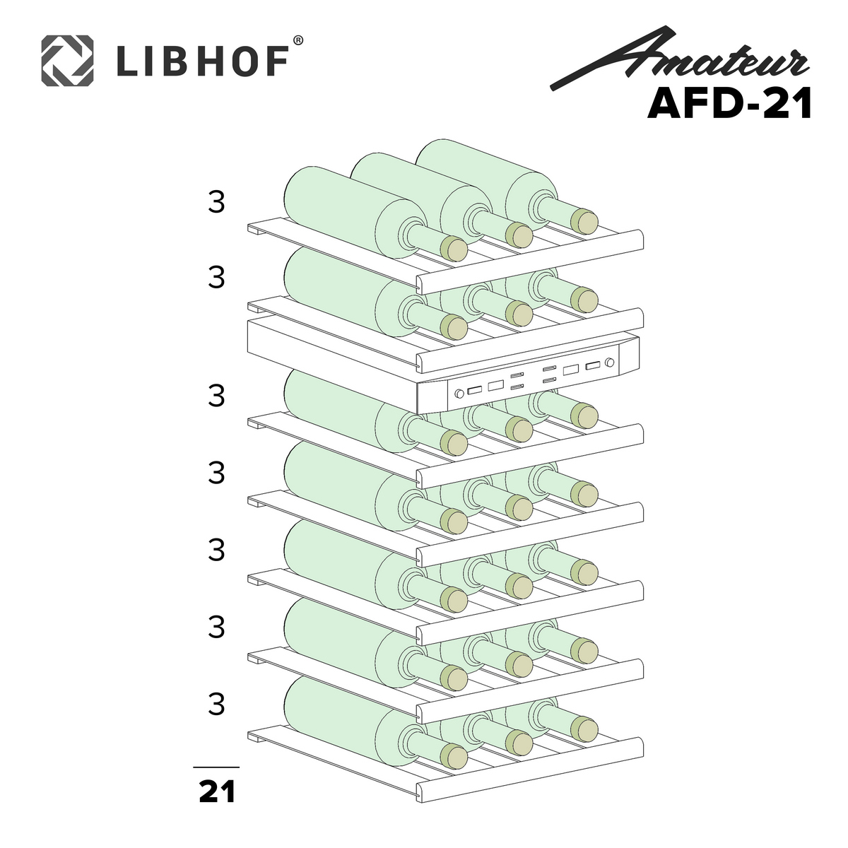 Винный шкаф Libhof Amateur AFD-21