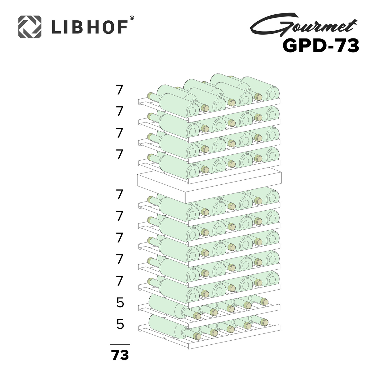 Винный шкаф Libhof Gourmet GPD-73 Premium