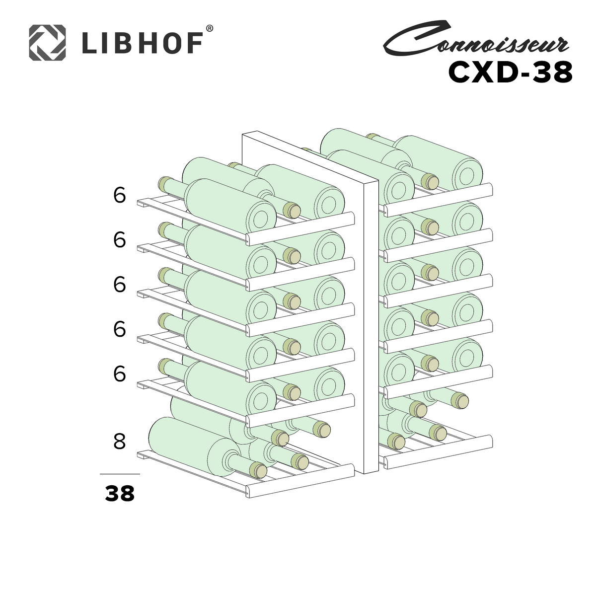 Винный шкаф Libhof Connoisseur CXD-38