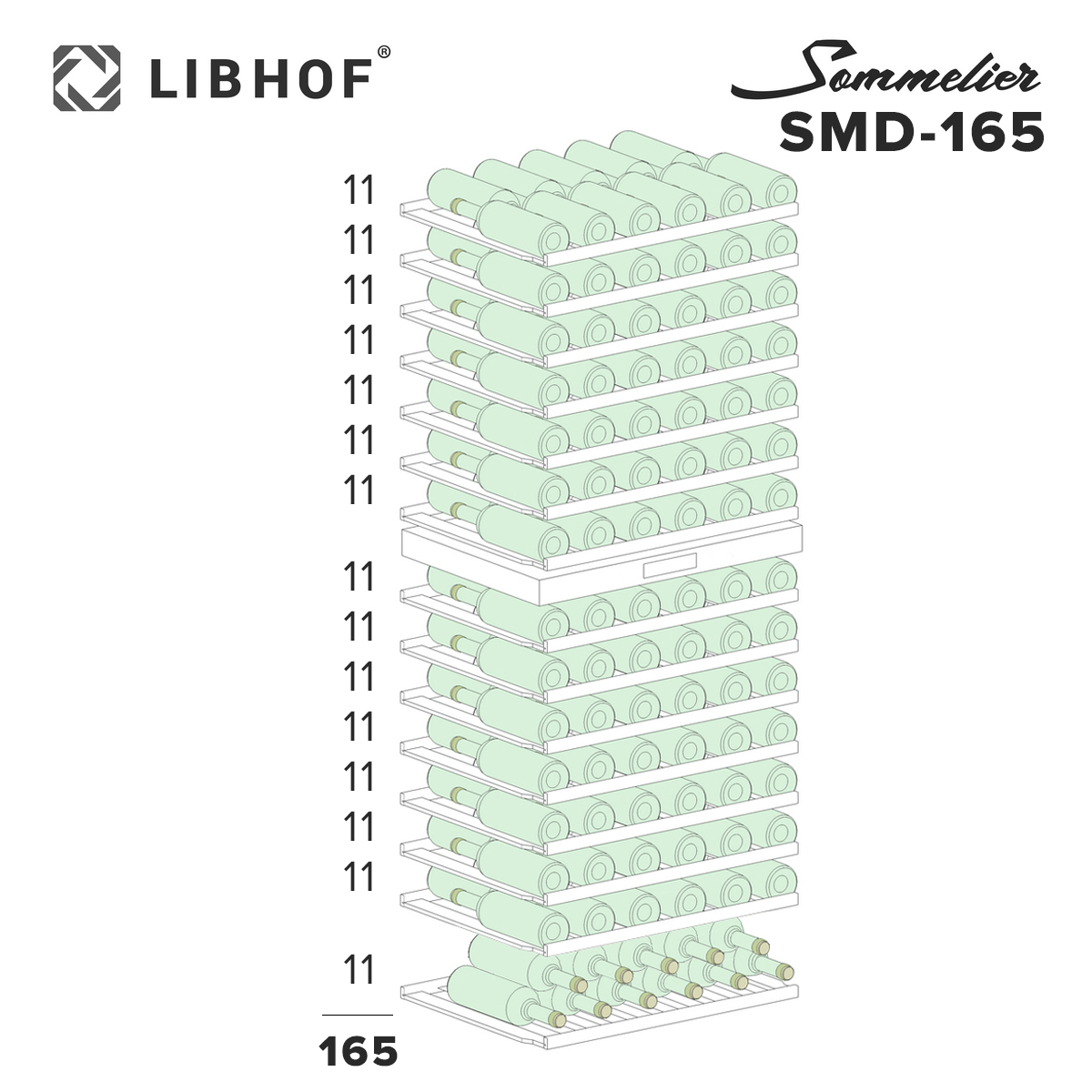 Винный шкаф Libhof  Sommelier SMD-165