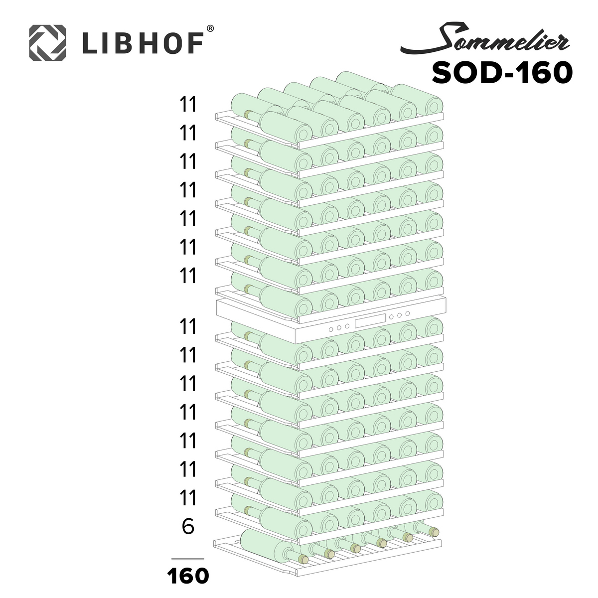 Винный шкаф Libhof Sommelier SOD-160