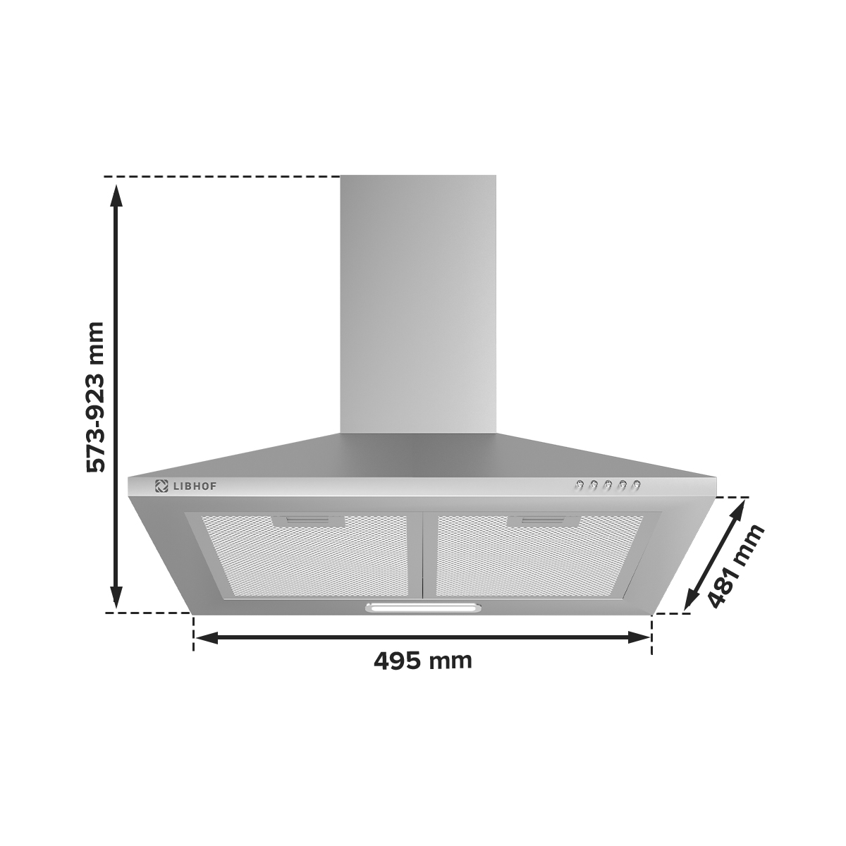 LD-0650 silver-габариты